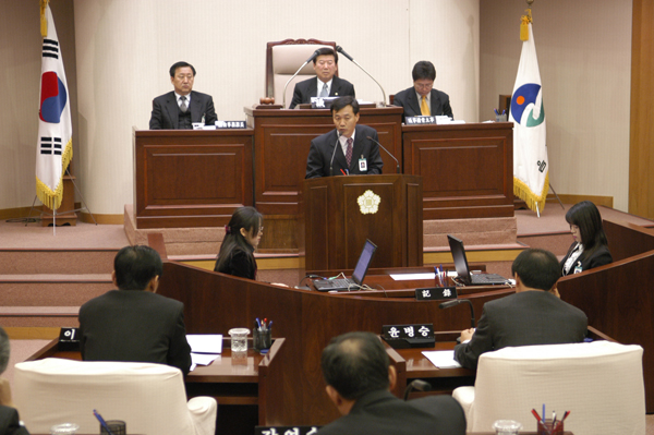 음성군의회 165회 임시회 개원