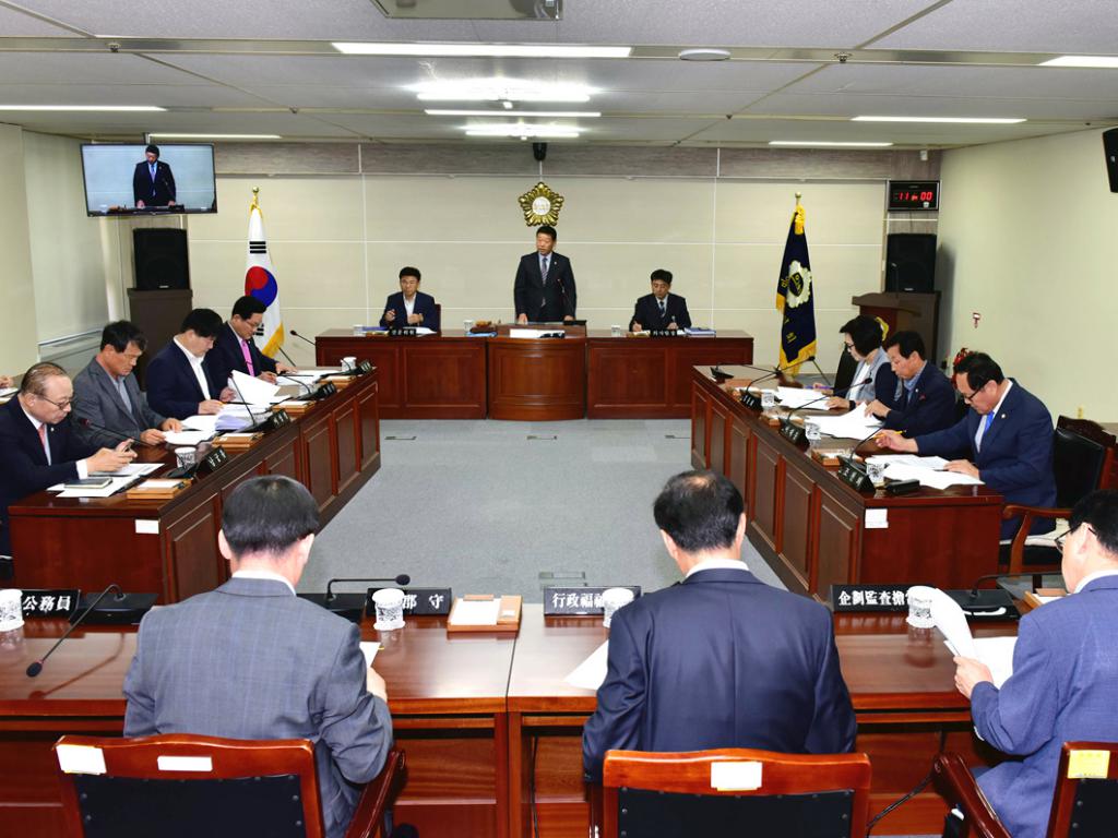 9월중 제2차 정례 의원간담회 개최