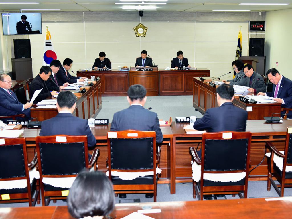 1월중 정례의원 간담회 개최