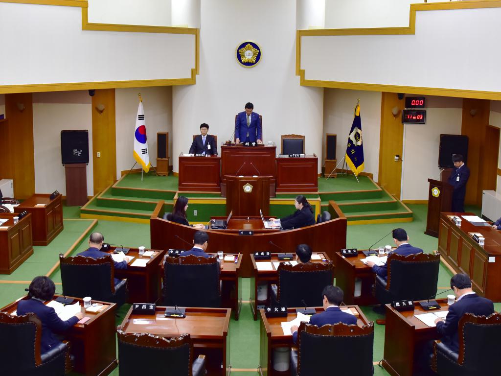제 298회 음성군의회 임시회 개회