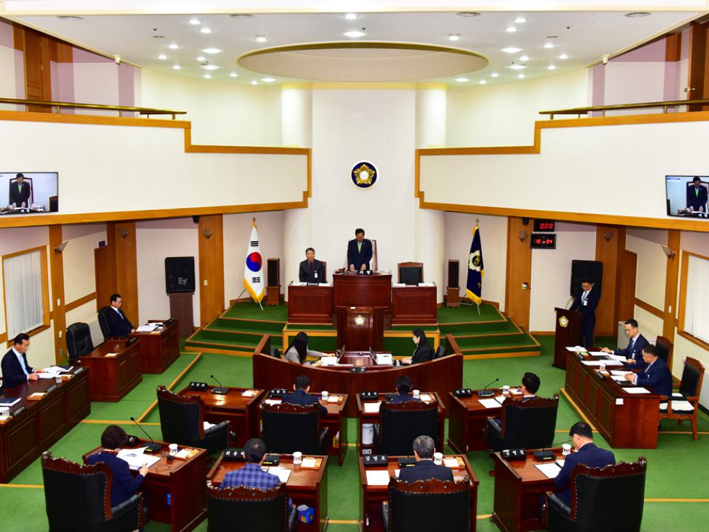 음성군의회, 제310회 임시회 개회