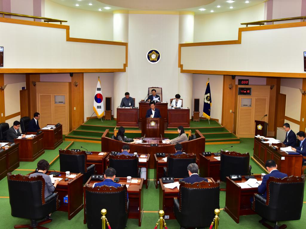 음성군의회, 제313회 임시회 개회