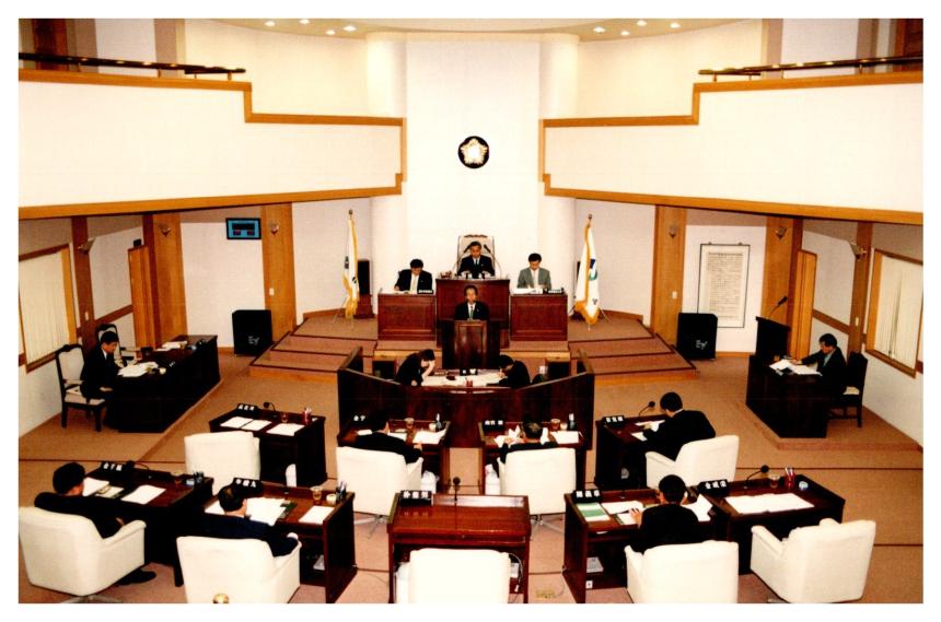 제105회 임시회(음성여중 방청)
